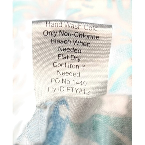 J Valdi Beachwear, Hooded Cover-Up/Summer Dress, Tropical Palm Tree, Size XL - Picture 7 of 7